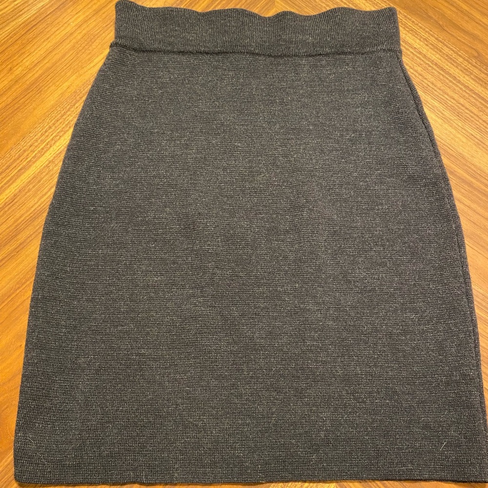 Vintage Pendleton Gray Wool Pencil Skirt S